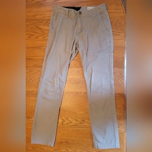 Volcom Khaki Chinos Size 30